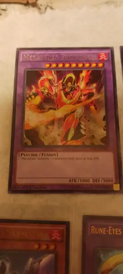 5 YU-GI-OH Cards RUNE EYES metalfoes Re-cover INFERNOID dark Magical Circle - Image 2