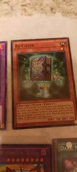 5 YU-GI-OH Cards RUNE EYES metalfoes Re-cover INFERNOID dark Magical Circle - Image 3