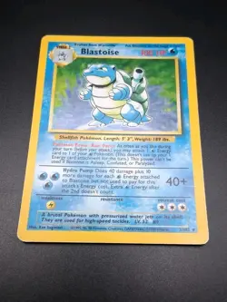 Blastoise 2/102 Base Set Holo 1999 WOTC Pokemon Card LP/MP Vintage Rare - Image 1