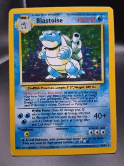 Blastoise 2/102 Base Set Holo 1999 WOTC Pokemon Card LP/MP Vintage Rare - Image 3