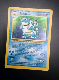 Blastoise 2/102 Base Set Holo 1999 WOTC Pokemon Card LP/MP Vintage Rare - Image 5
