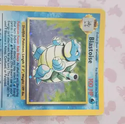 1999 Pokemon Blastoise Base Set Holo Rare Card 2/102 Unlimited Edition WOTC - Image 5