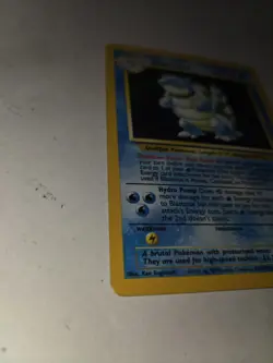 1999 Pokemon BLASTOISE Base Set HOLO Foil Rare Unlimited Edition Card 2/102 WotC - Image 2