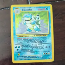 Pokemon Blastoise Base Set Holo Rare Card 2/102 1999 Vintage WOTC - MP - Image 1