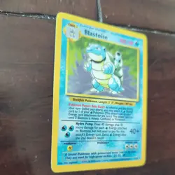Pokemon Blastoise Base Set Holo Rare Card 2/102 1999 Vintage WOTC - MP - Image 3