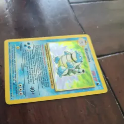 Pokemon Blastoise Base Set Holo Rare Card 2/102 1999 Vintage WOTC - MP - Image 4