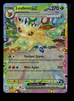 Leafeon ex 006/131 Prismatic Evolutions 2025 Pokemon Card TCG - Image 1