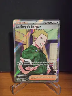 Lt. Surge's Bargain - Ultra Rare - Mega Evolution 170/132 - NM - Pokemon Card - Image 1