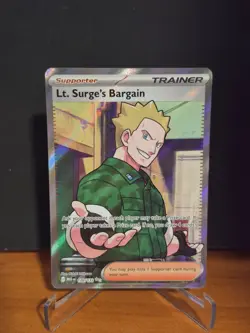 Lt. Surge's Bargain - Ultra Rare - Mega Evolution 170/132 - NM - Pokemon Card - Image 1