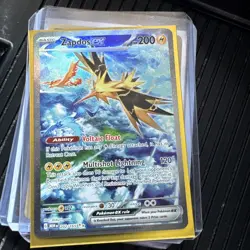 Pokemon Card 2023 Scarlet & Violet 151 Zapdos EX 202/165 Special Illustration - Image 1