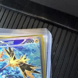 Pokemon Card 2023 Scarlet & Violet 151 Zapdos EX 202/165 Special Illustration - Image 3