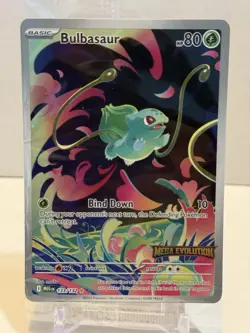 Pokemon Card Bulbasaur 133/132 Mega Evolution Stamped Promo Sealed - Image 2