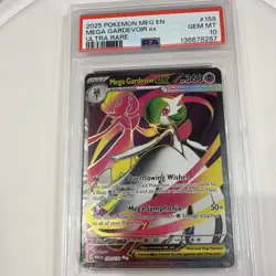 Pokemon Mega Gardevoir ex 159/132 ME01: Mega Evolution Ultra Rare Holo PSA 10 - Image 1
