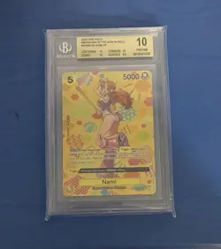 BGS 10 Nami (SP Alt Art) OP08-106 SR Emperors in the New World ONE PIECE Card - Image 1