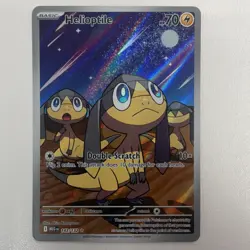 Pokemon Helioptile 143/132 Me01: Mega Evolution Illustration Rare Holo Basic - Image 1