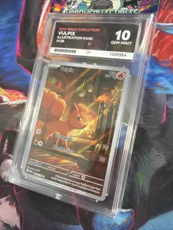 Pokemon TCG Vulpix 138/132 Illustration Rare -Mega Evolution Ace 10 Perfect Subs - Image 2