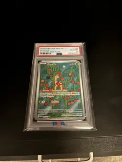 Pokemon PSA 10 Shuckle 136/132 ME01 Mega Evolution Illustration Rare Holo - Image 1