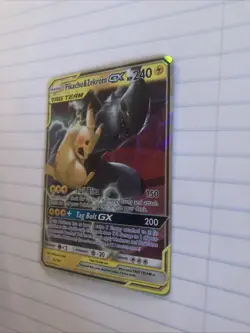 Pikachu & Zekrom Tag Team GX Holo Card 33/181 Sun and Moon - Image 2