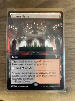 Luxury Suite (Extended Art) Commander: Marvel Super Heroes Regular Mtg M/NM - Image 1