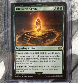 The Earth Crystal | 184 | FOIL Rare | MTG X Final Fantasy NM NEAR MINT - Image 1