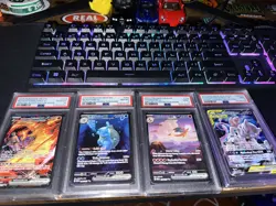 Charizard EX / Mewtwo & Mew Gx Promo / TR Moltres Ex / Blastoise Ex Pokemon Card - Image 1
