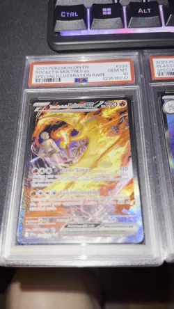 Charizard EX / Mewtwo & Mew Gx Promo / TR Moltres Ex / Blastoise Ex Pokemon Card - Image 2