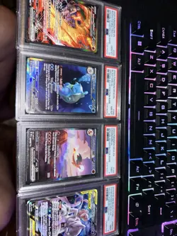 Charizard EX / Mewtwo & Mew Gx Promo / TR Moltres Ex / Blastoise Ex Pokemon Card - Image 3