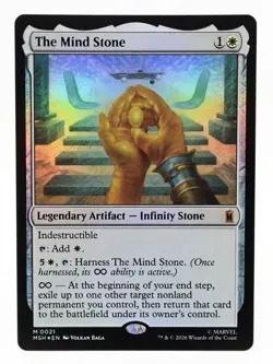 The Mind Stone [FOIL, 0021] Marvel Super Heroes MSH Magic: The Gathering MTG - Image 1