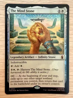 MTG The Mind Stone #021 Traditional FOIL Mythic Rare MSH Marvel Super Heroes NM - Image 1