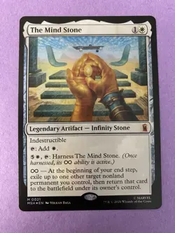 Foil The Mind Stone M/NM Magic: The Gathering MTG Marvel Super Heroes - Image 1