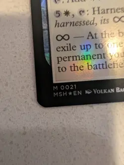MTG Marvel Super Heroes The Mind Stone 0021 Mythic Foil Holo - Image 3