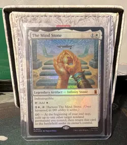 Wizards of the Coast MTG Marvel Super Heroes The Mind Stone 0021 Mythic FOIL - Image 1