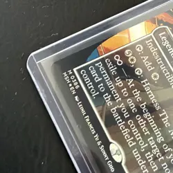 MTG The Mind Stone MSH 386 Marvel Super Heroes Foil Borderless Mythic Thanos - Image 3