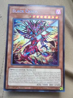 Black Chaos CORI-EN001 Chaos Origins 1st Ed. Secret rare NM-MINT Yu-Gi-Oh! TCG - Image 4