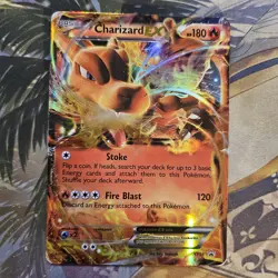 Charizard EX XY Promos #XY29 Holo Pokemon Card DAMAGED Black Star Promo 2014 - Image 1