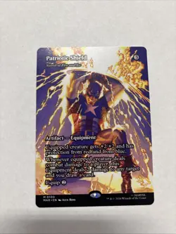 Patriotic Shield - Sword of Fire and Ice (Borderless) Marvel Universe Regular - Image 2