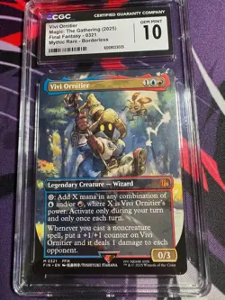 Vivi Ornitier (Borderless) Final Fantasy Regular CGC Gem Mint 10 - Image 1