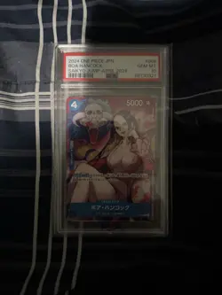 PSA10 ONE PIECE card game ~ boa hancock Saikyo Jump 2024 promo - Image 1