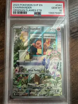 Pokemon TCG Obsidian Flames Charmander #044 Black Star Promo PSA 10 [English/EN] - Image 1