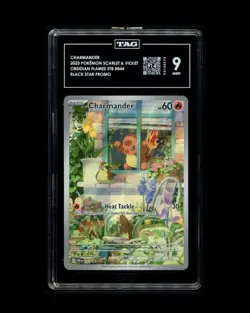 Pokemon TCG Charmander Obsidian Flames Promo #044 TAG 9 - Image 1