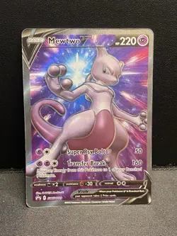 Mewtwo V - SWSH229 - Pokemon Sword & Shield Promo Ultra Rare Holo Card NM - Image 1