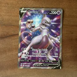 Pokemon Card TCG - Mewtwo V SWSH229 Black Star Promo Sword & Shield Promos NM - Image 1