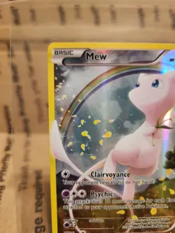 POKEMON TCG Mew XY110 Holo Black Star Promo Card 2016 Near Mint Condition - Image 2