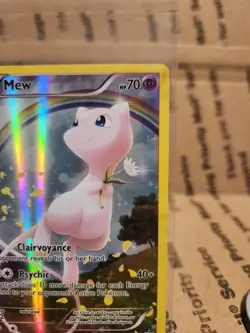 POKEMON TCG Mew XY110 Holo Black Star Promo Card 2016 Near Mint Condition - Image 3