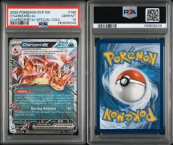 Pokemon TCG Charizard ex 196 Sv: Scarlet & Violet Promo Cards Holo ENG PSA 10 - Image 3