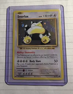 Pokemon TCG Snorlax Holo Card Promo Near Mint XY179 Black Star Rare - Image 3