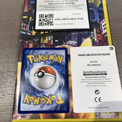 Pokemon TCG - Detective Pikachu sm190 - Black Star Promo Holo - Near Mint - Image 2