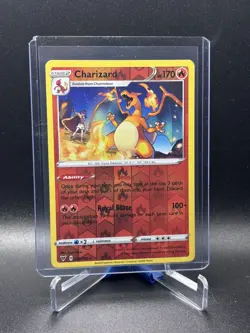 Vivid Voltage Charizard 025/185 Rare Pokemon Reverse Holo NM - Image 1