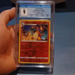 Pokemon TCG Charizard Vivid Voltage Reverse Holo Rare Card 025/185 CGC 10 - Image 1