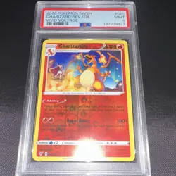 The Pokemon Company Vivid Voltage Charizard 025/185 English Reverse Holo PSA 9 - Image 2